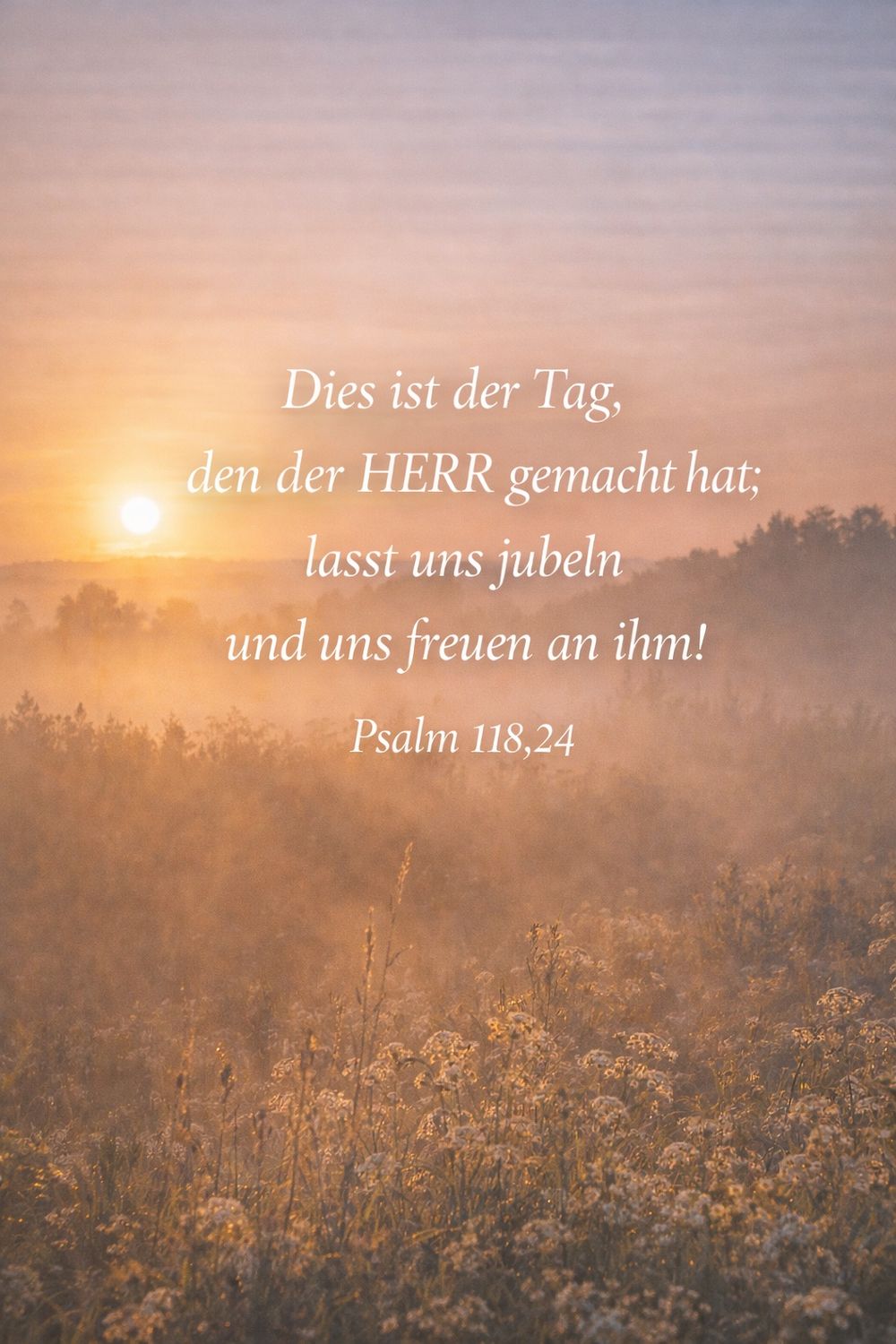 Psalm 118,24 — KI-generiertes Bild