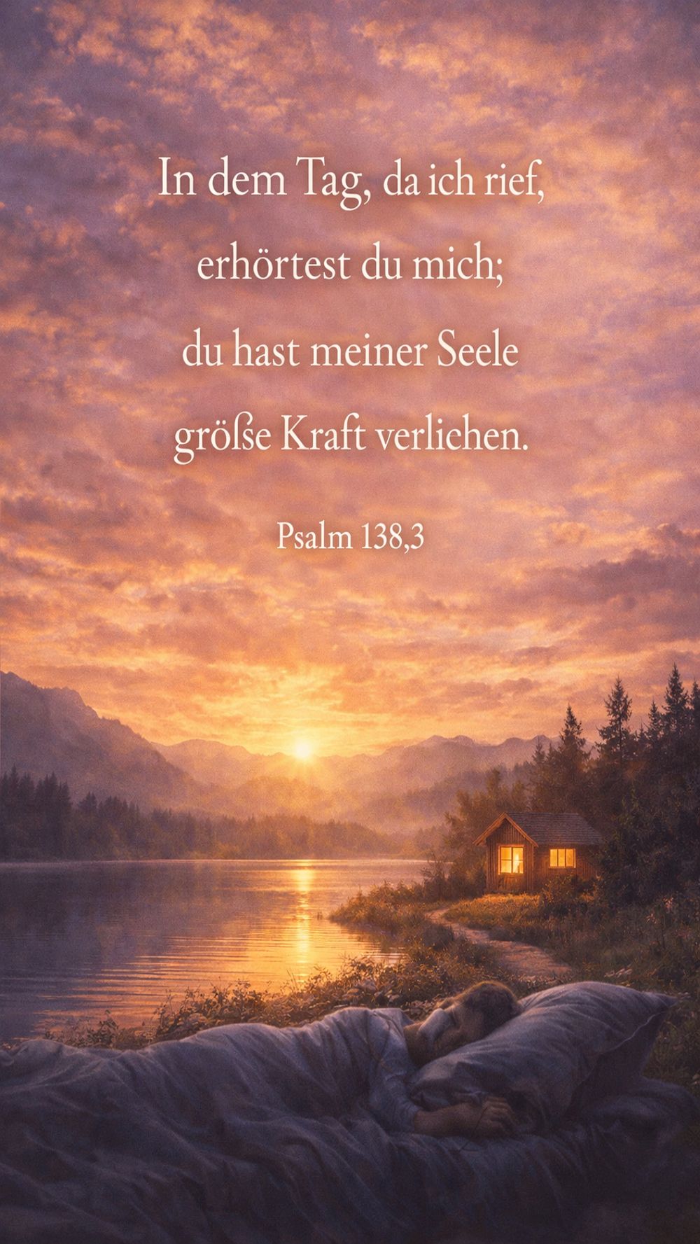 Psalm 138,3 — KI-generiertes Bild