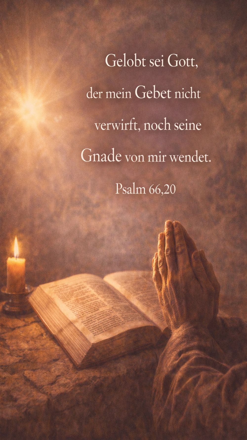 Psalm 66,20 — KI-generiertes Bild
