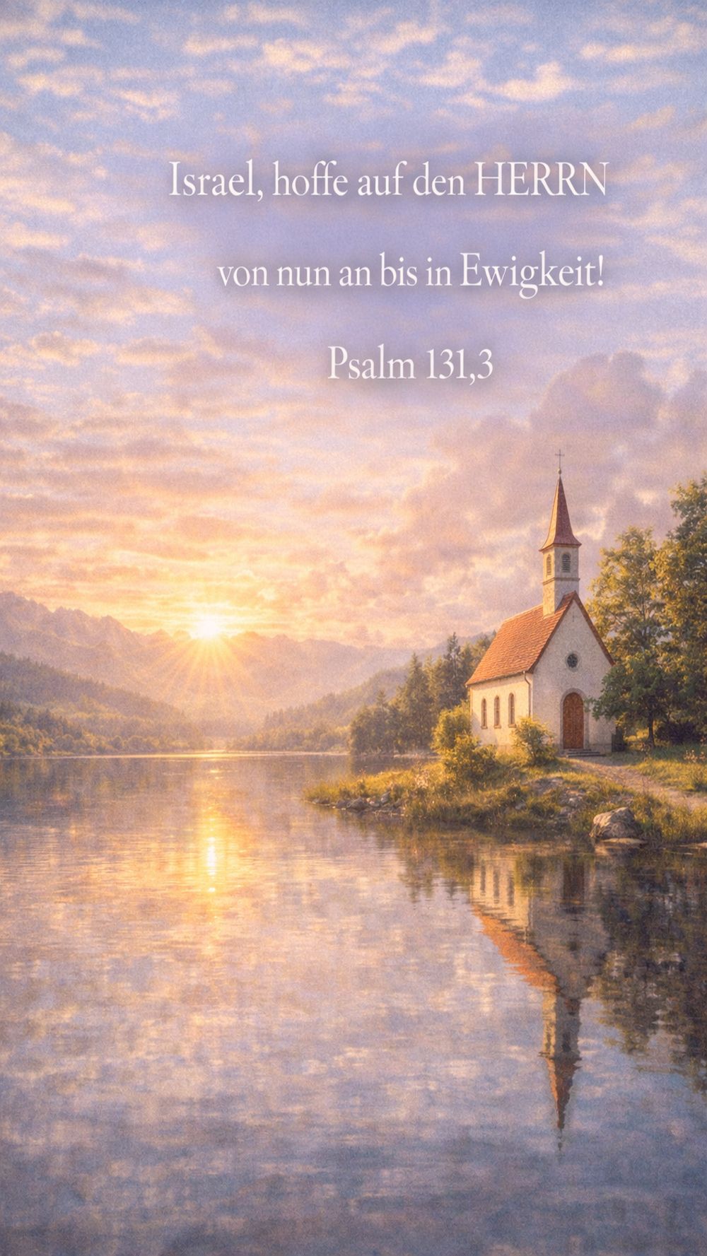 Psalm 131,3 — KI-generiertes Bild