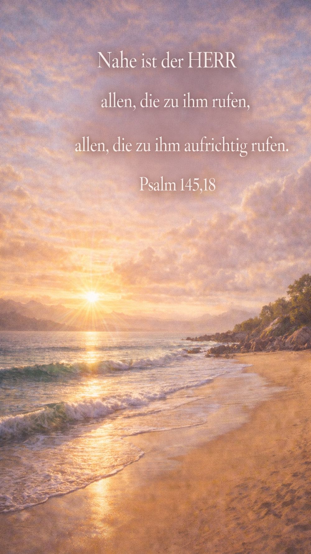 Psalm 145,18 — KI-generiertes Bild