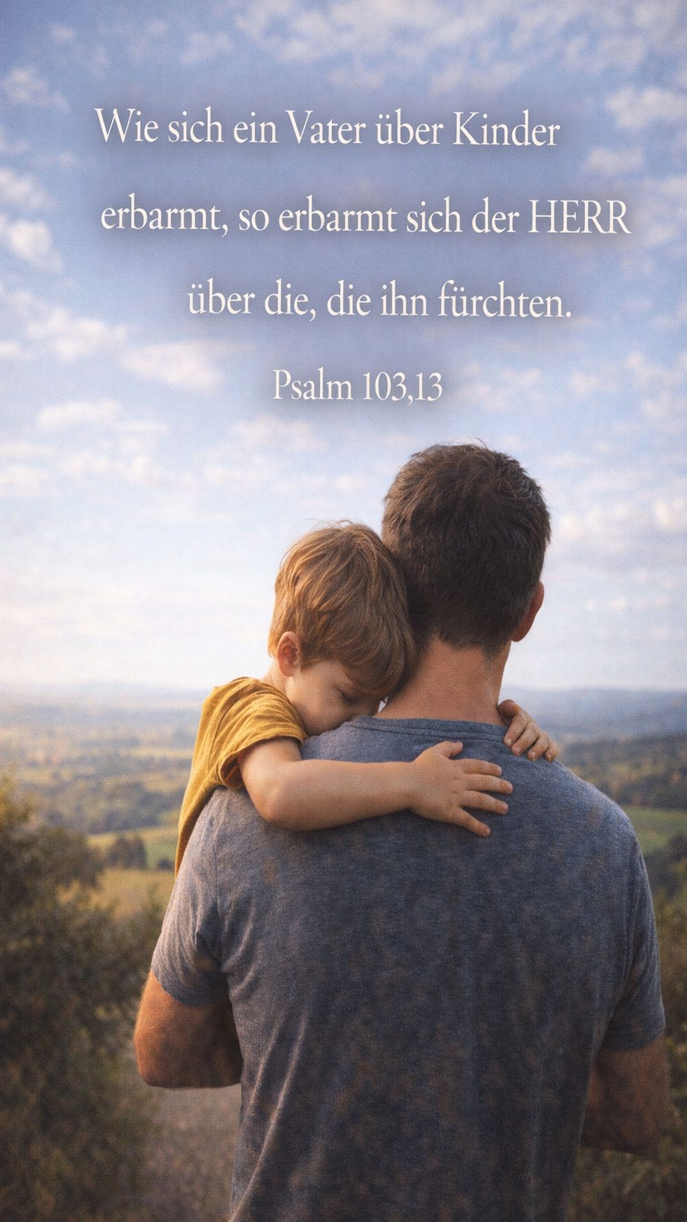 Psalm 103,13 — KI-generiertes Bild