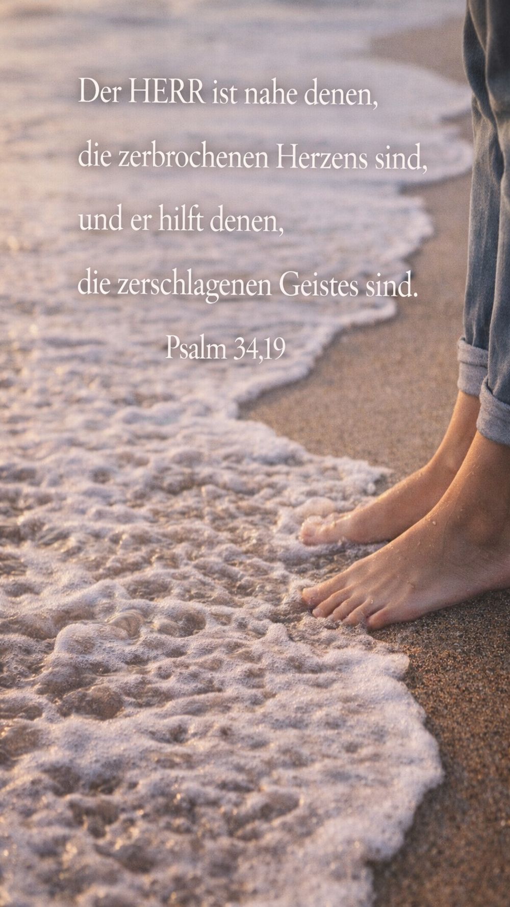 Psalm 34,19 — KI-generiertes Bild