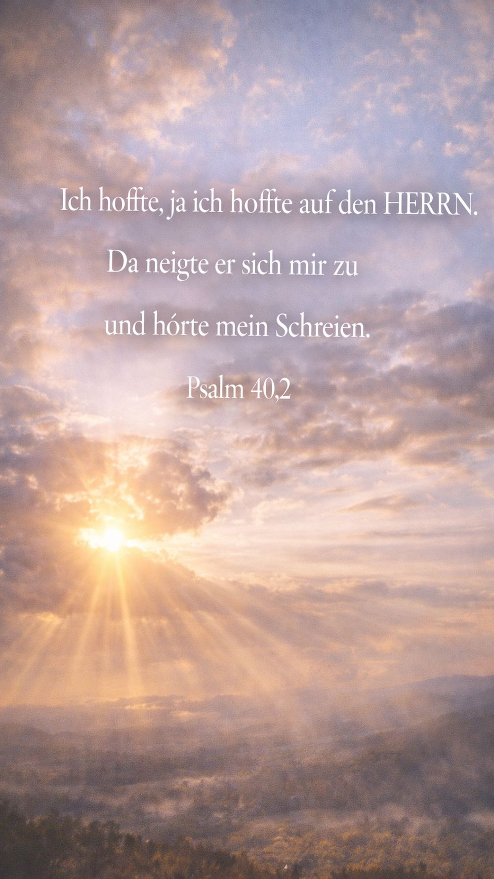 Psalm 40,2 — KI-generiertes Bild