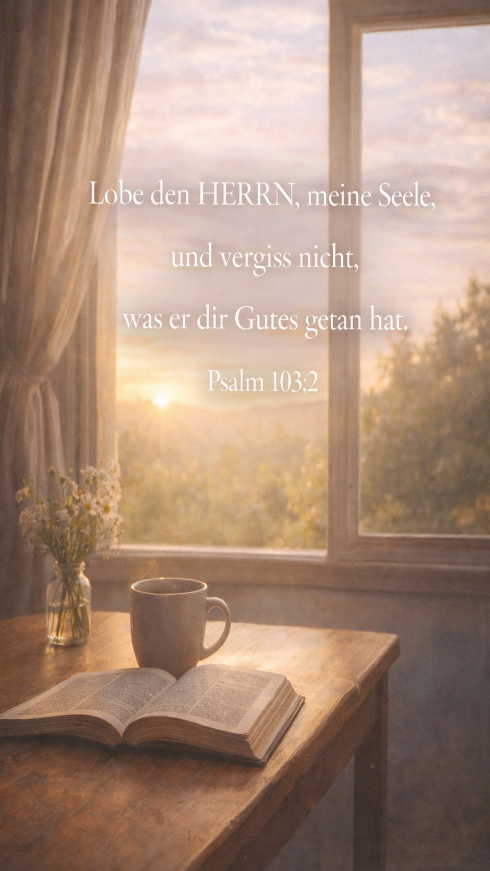Psalm 103,2 — KI-generiertes Bild