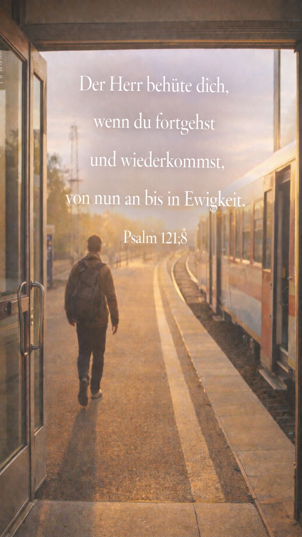 Psalm 121,8 — KI-generiertes Bild