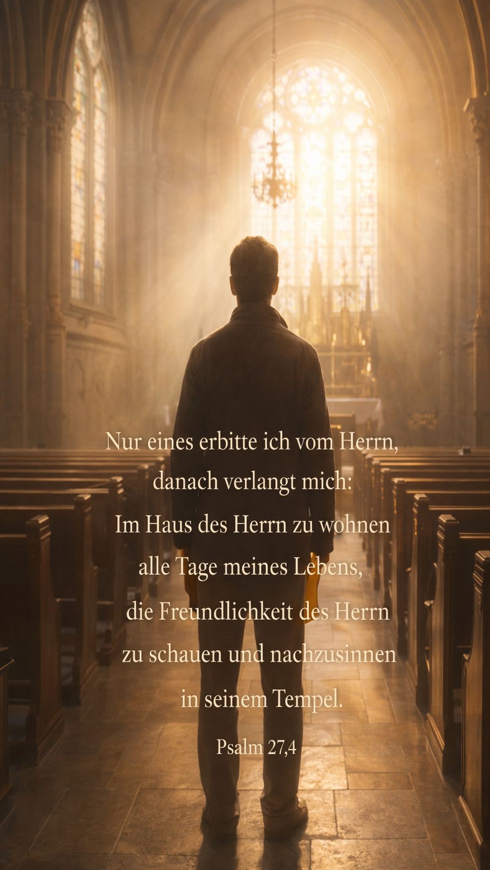 Psalm 27,4 — KI-generiertes Bild