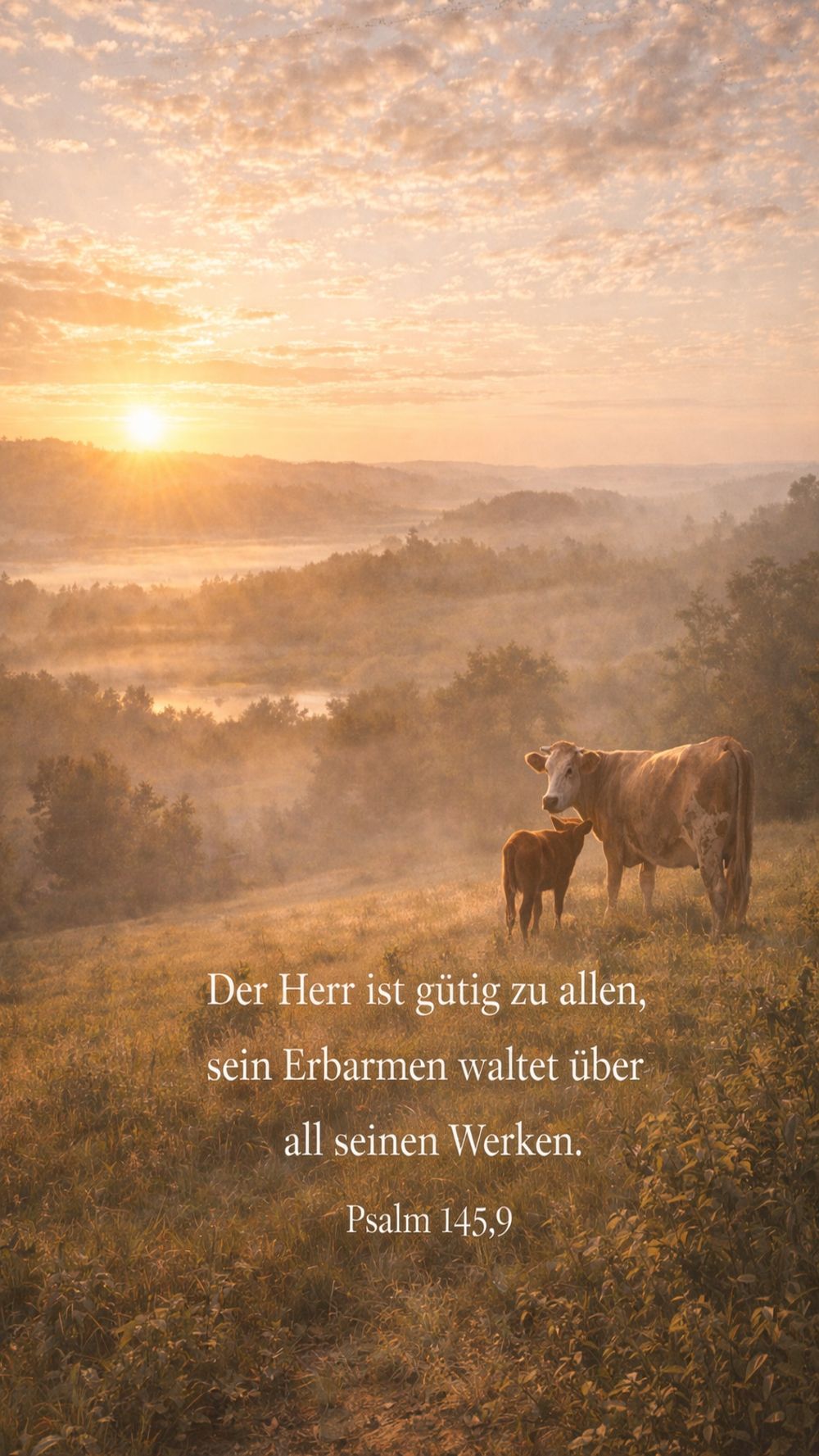 Psalm 145,9 — KI-generiertes Bild