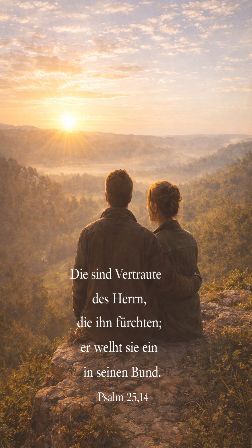 Psalm 25,14 — KI-generiertes Bild