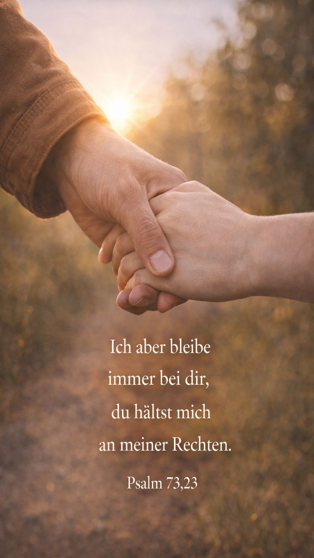 Psalm 73,23 — KI-generiertes Bild