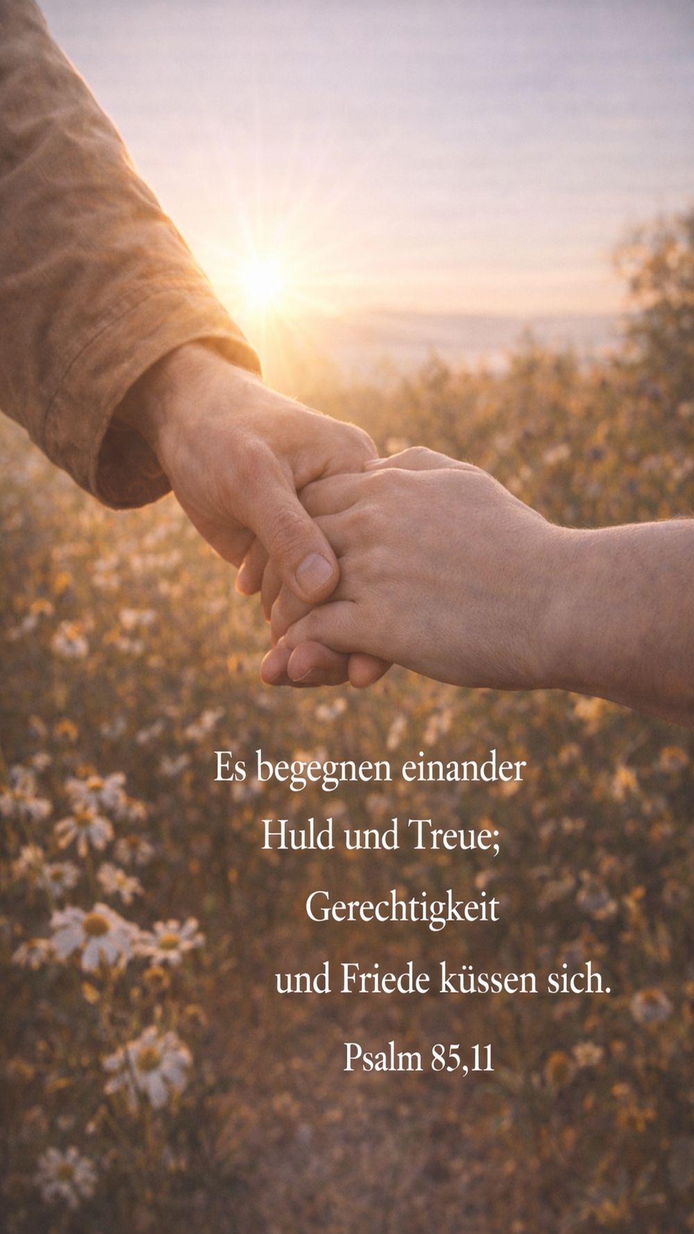 Psalm 85,11 — KI-generiertes Bild