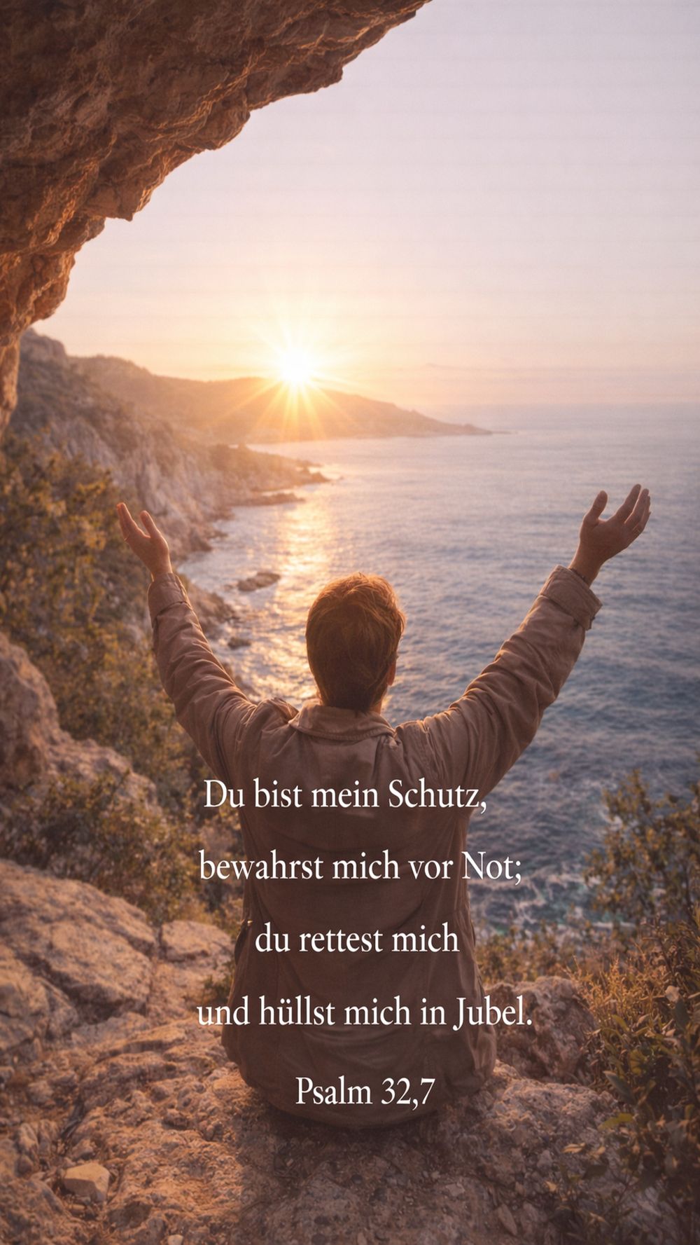 Psalm 32,7 — KI-generiertes Bild