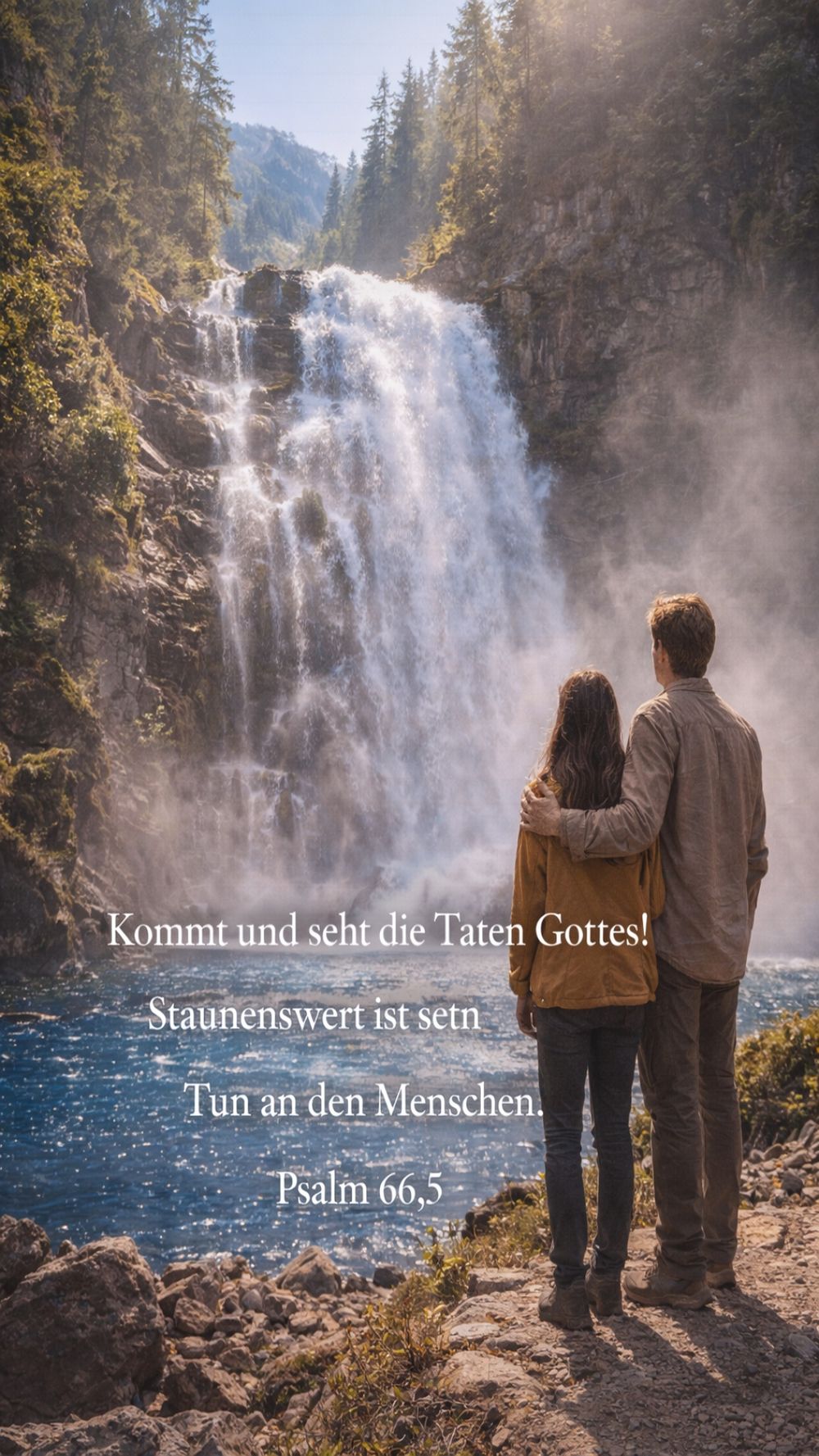 Psalm 66,5 — KI-generiertes Bild
