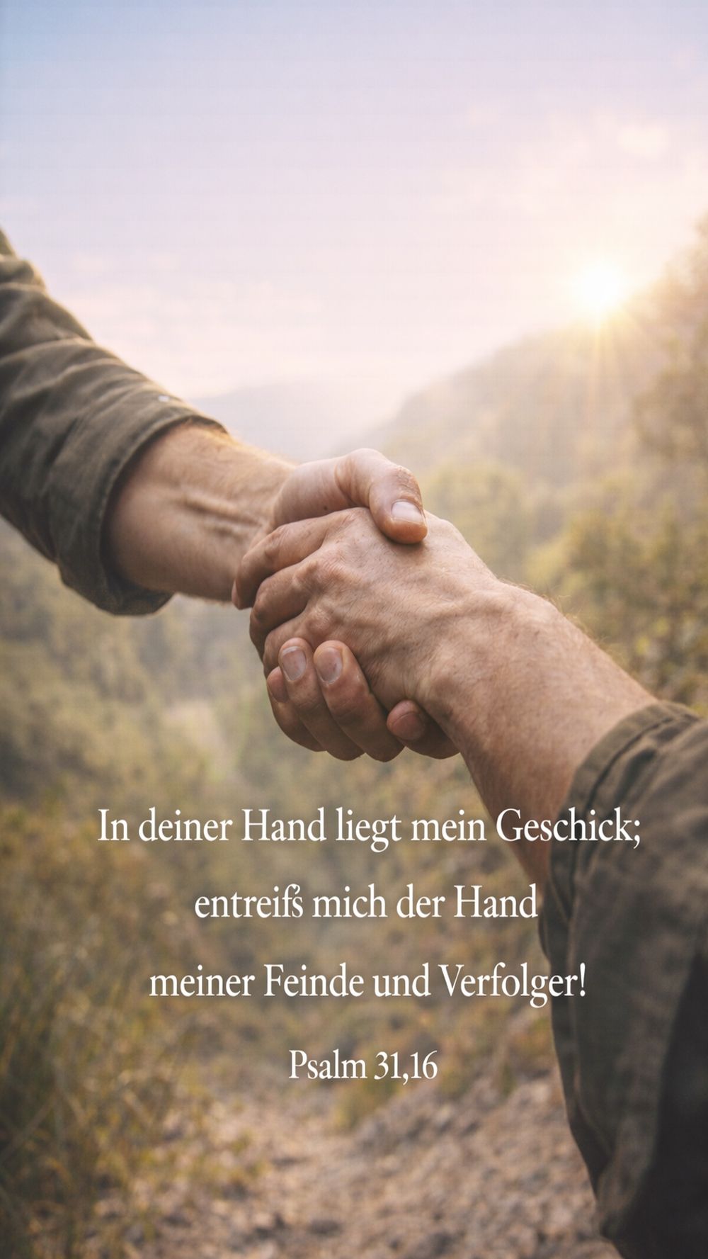 Psalm 31,16 — KI-generiertes Bild