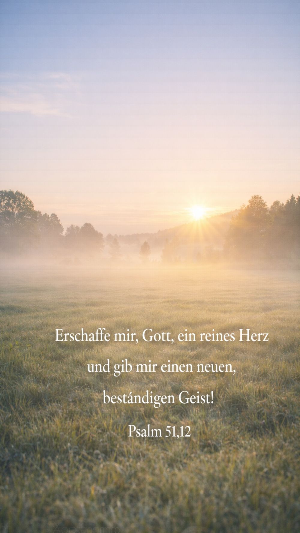 Psalm 51,12 — KI-generiertes Bild