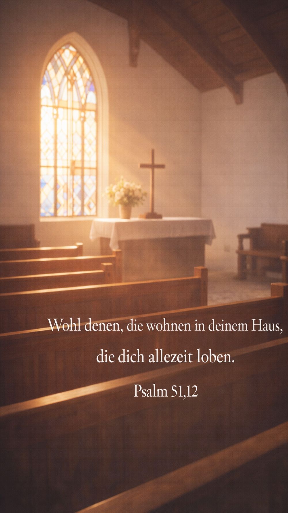 Psalm 84,5 — KI-generiertes Bild