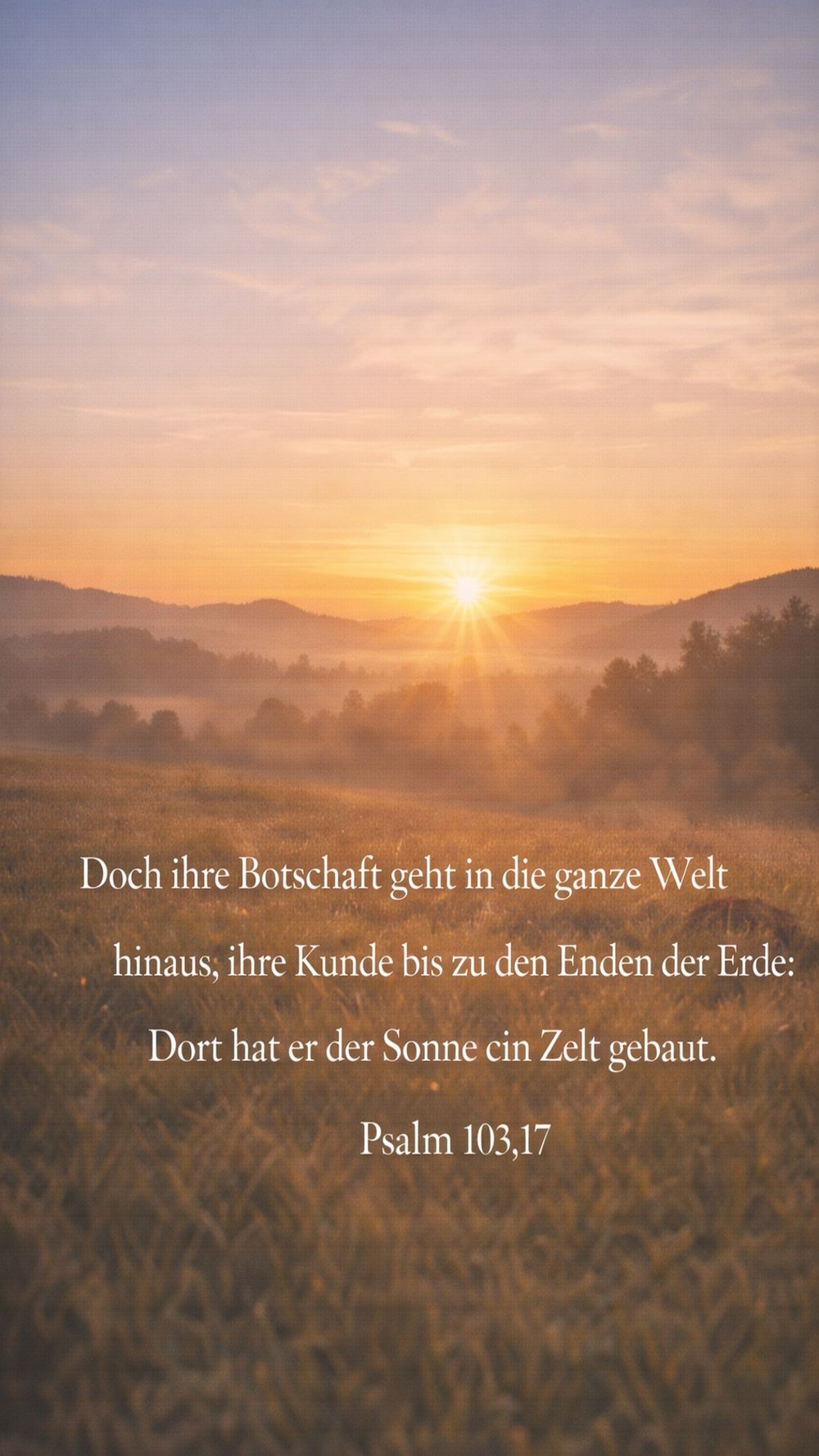 Psalm 19,15 — KI-generiertes Bild