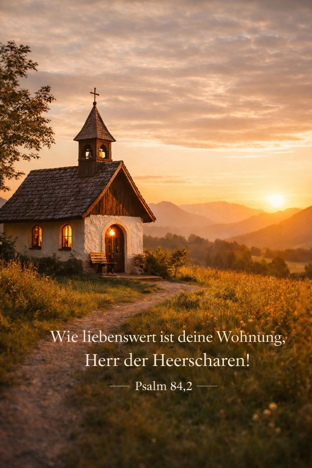 Psalm 84,2 — KI-generiertes Bild
