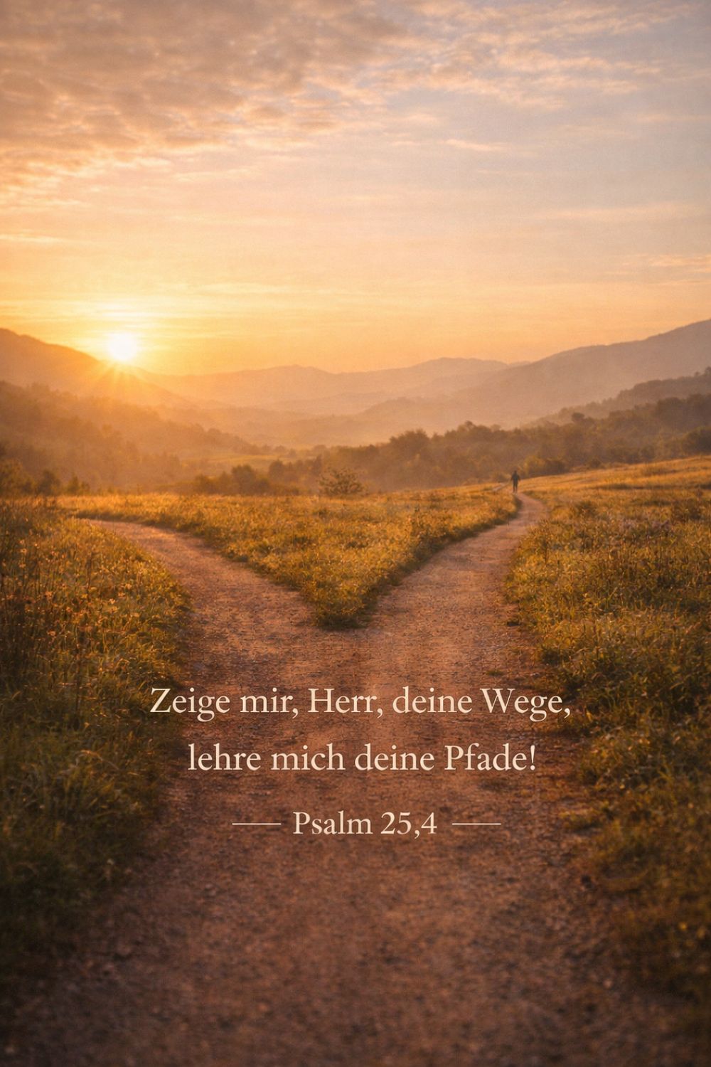 Psalm 25,4 — KI-generiertes Bild