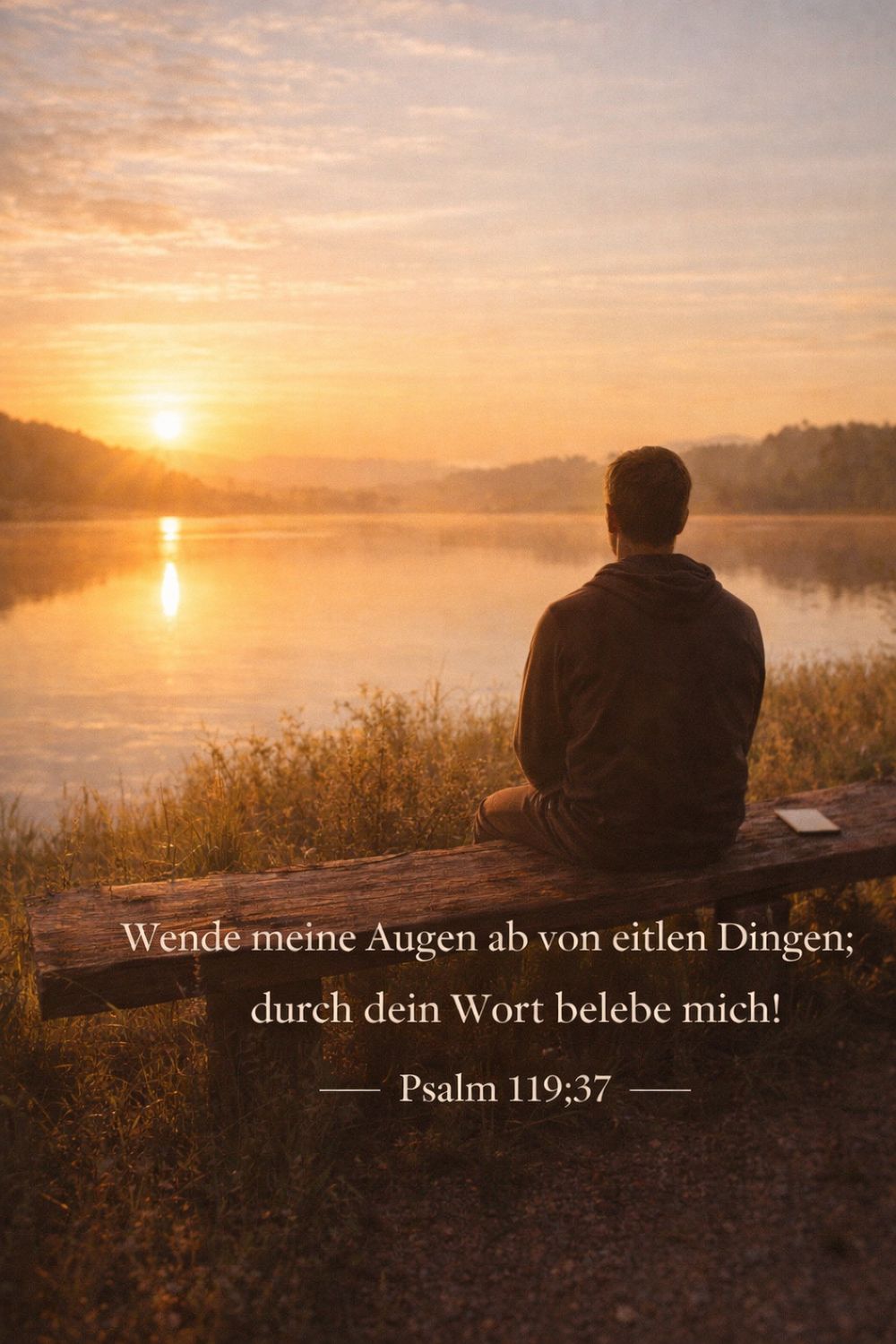 Psalm 119,37 — KI-generiertes Bild