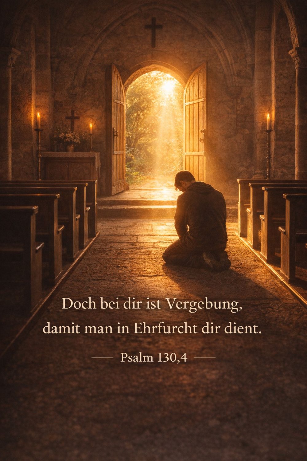 Psalm 130,4 — KI-generiertes Bild