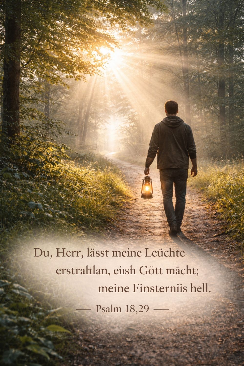 Psalm 18,29 — KI-generiertes Bild