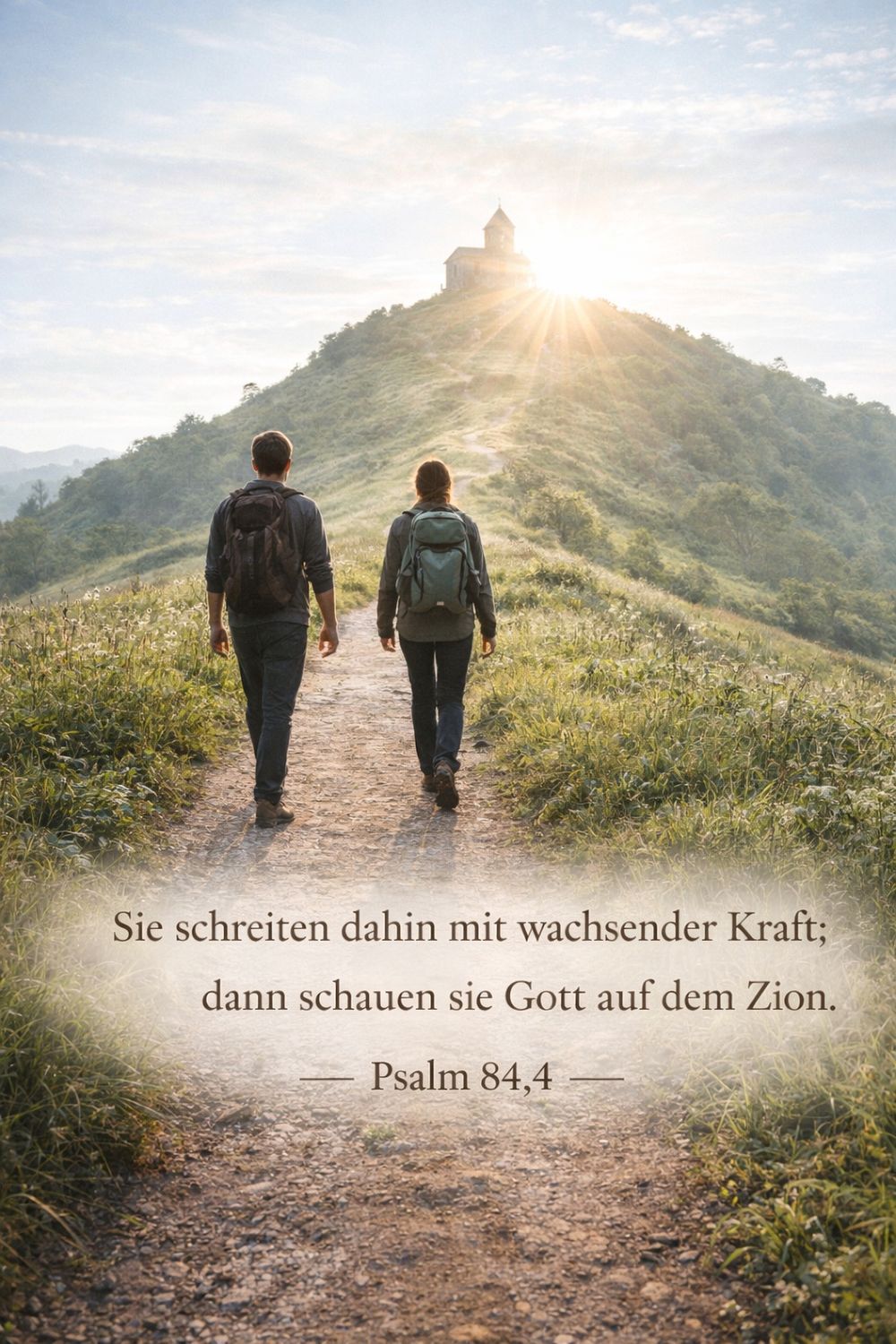 Psalm 84,4 — KI-generiertes Bild