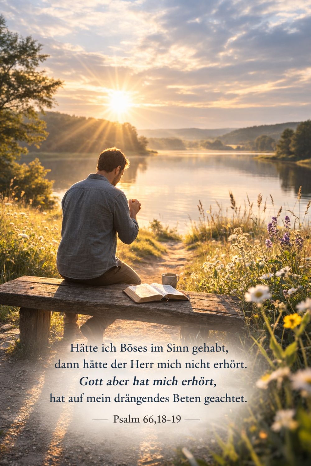 Psalm 66,18 — KI-generiertes Bild