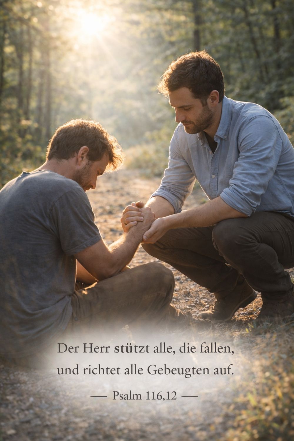Psalm 145,14 — KI-generiertes Bild