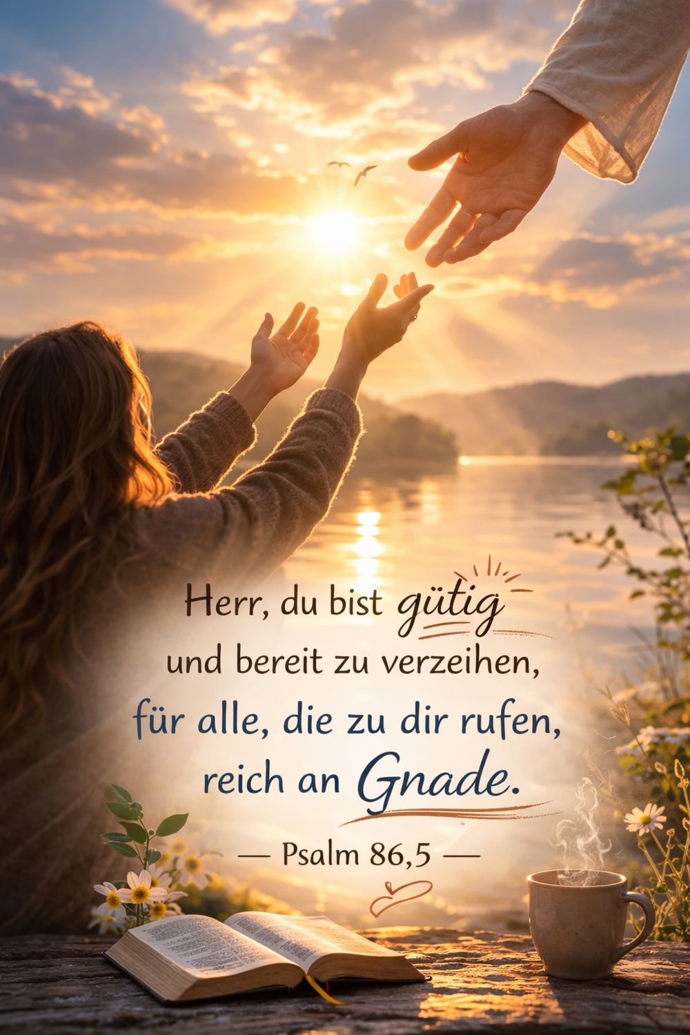 Psalm 86,5 — KI-generiertes Bild