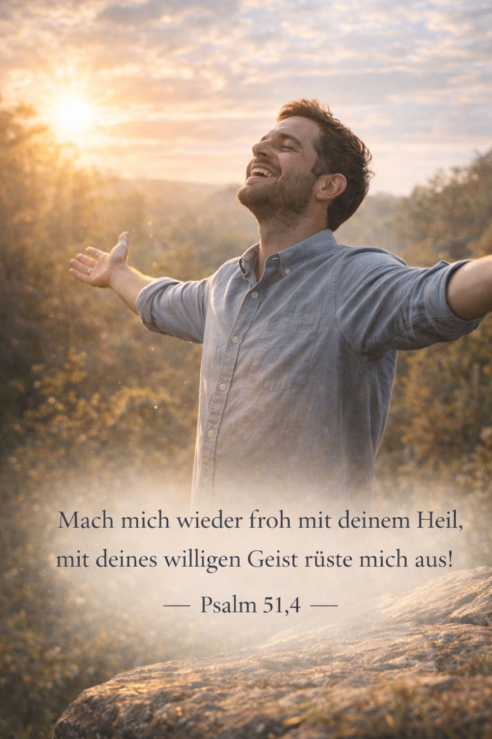 Psalm 51,14 — KI-generiertes Bild