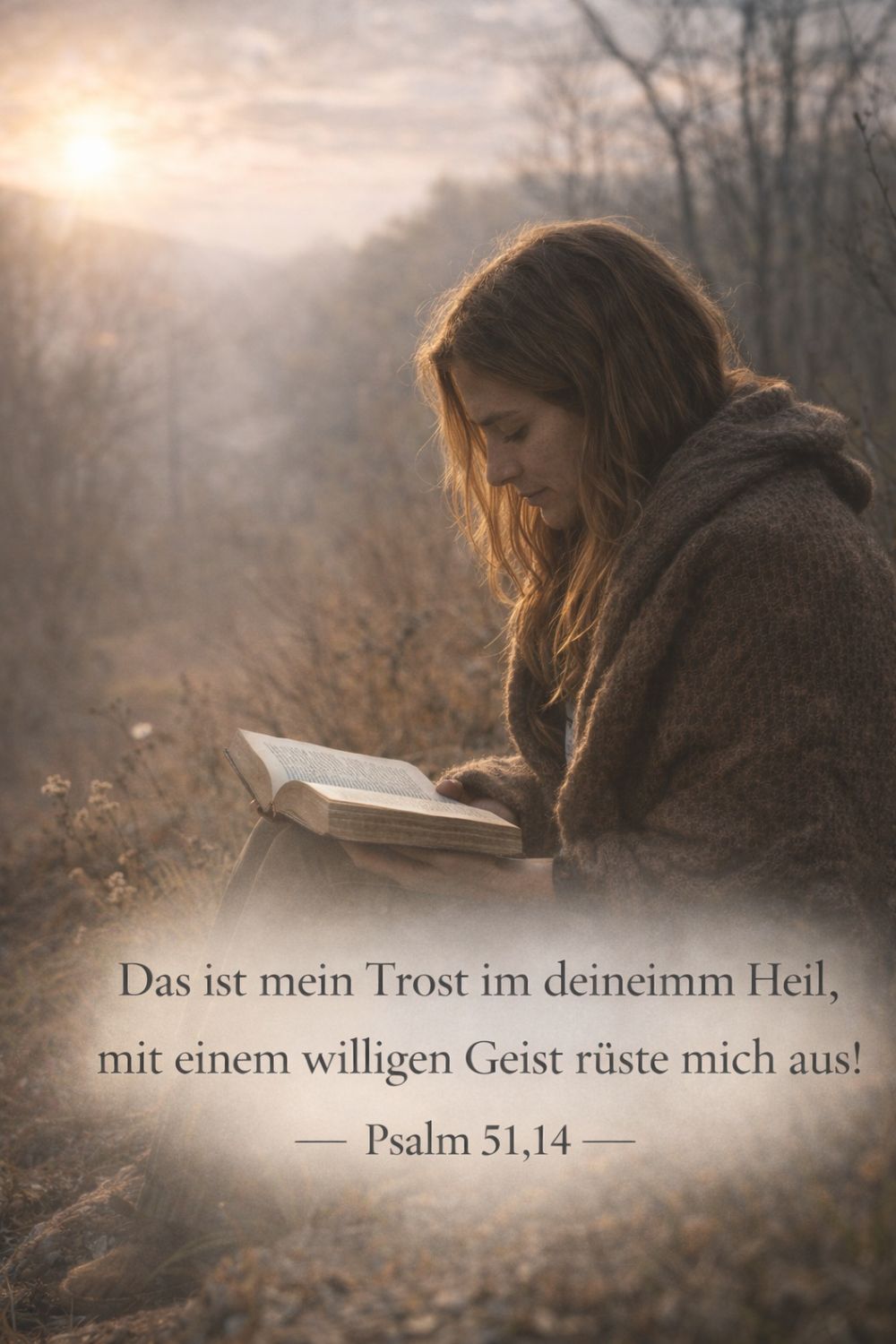 Psalm 119,50 — KI-generiertes Bild