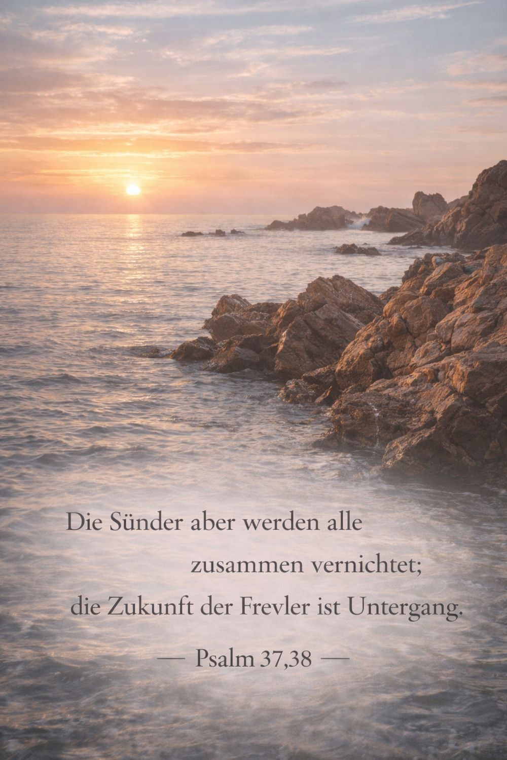 Psalm 37,38 — KI-generiertes Bild