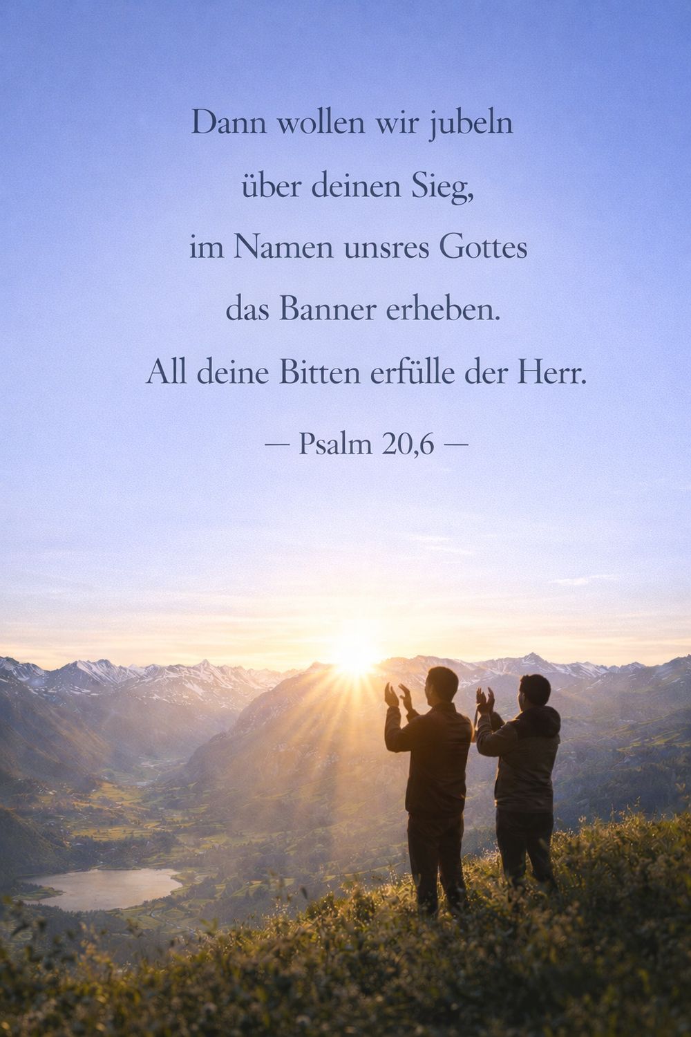 Psalm 20,6 — KI-generiertes Bild