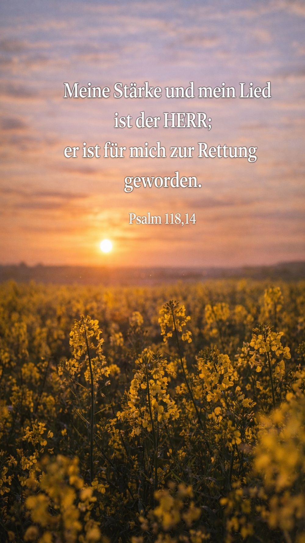 Psalm 118,14 — KI-generiertes Bild