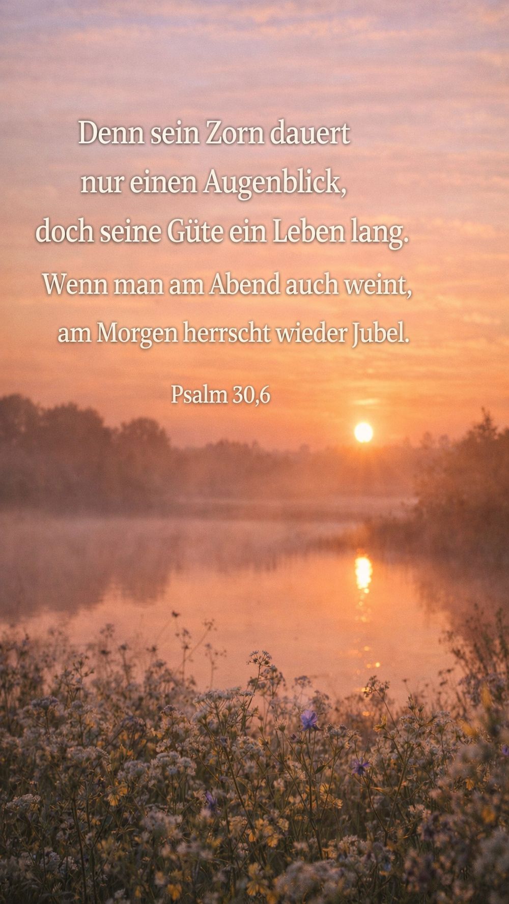 Psalm 30,6 — KI-generiertes Bild