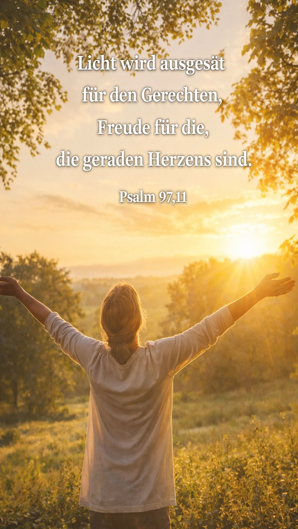 Psalm 97,11 — KI-generiertes Bild