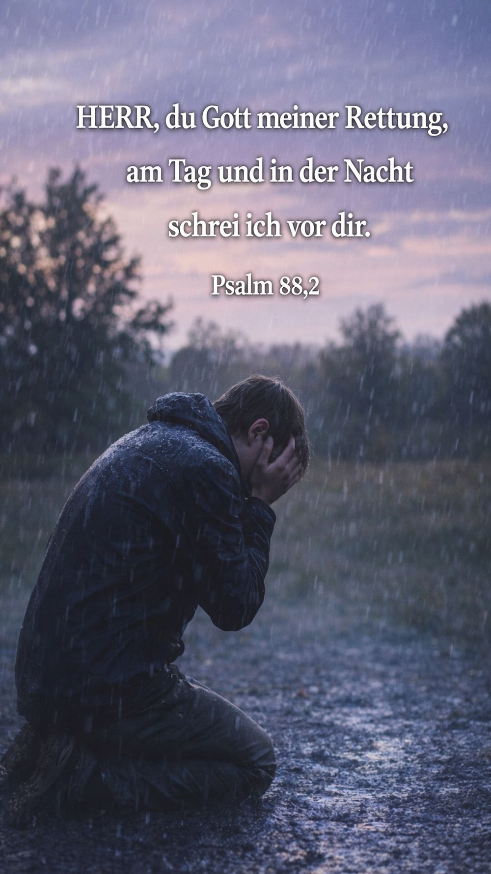 Psalm 88,2 — KI-generiertes Bild