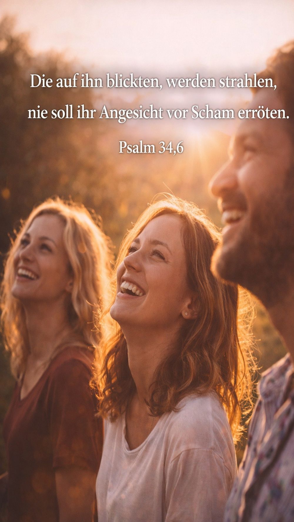 Psalm 34,6 — KI-generiertes Bild