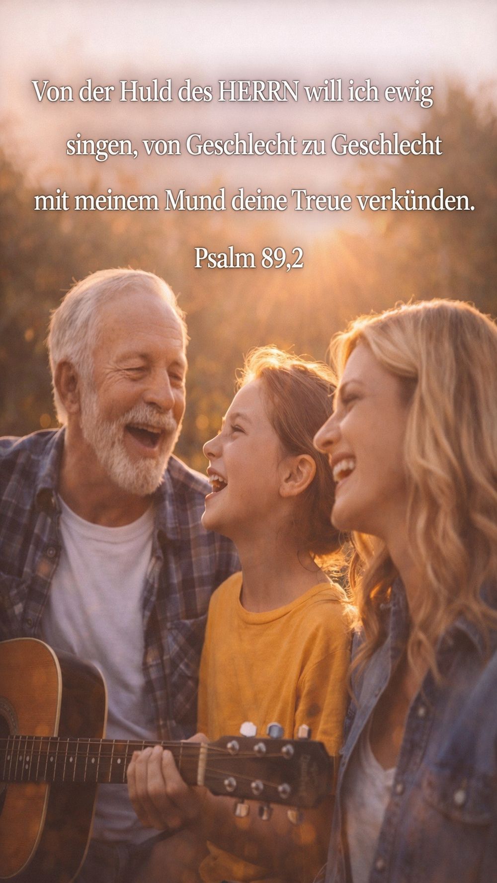 Psalm 89,2 — KI-generiertes Bild