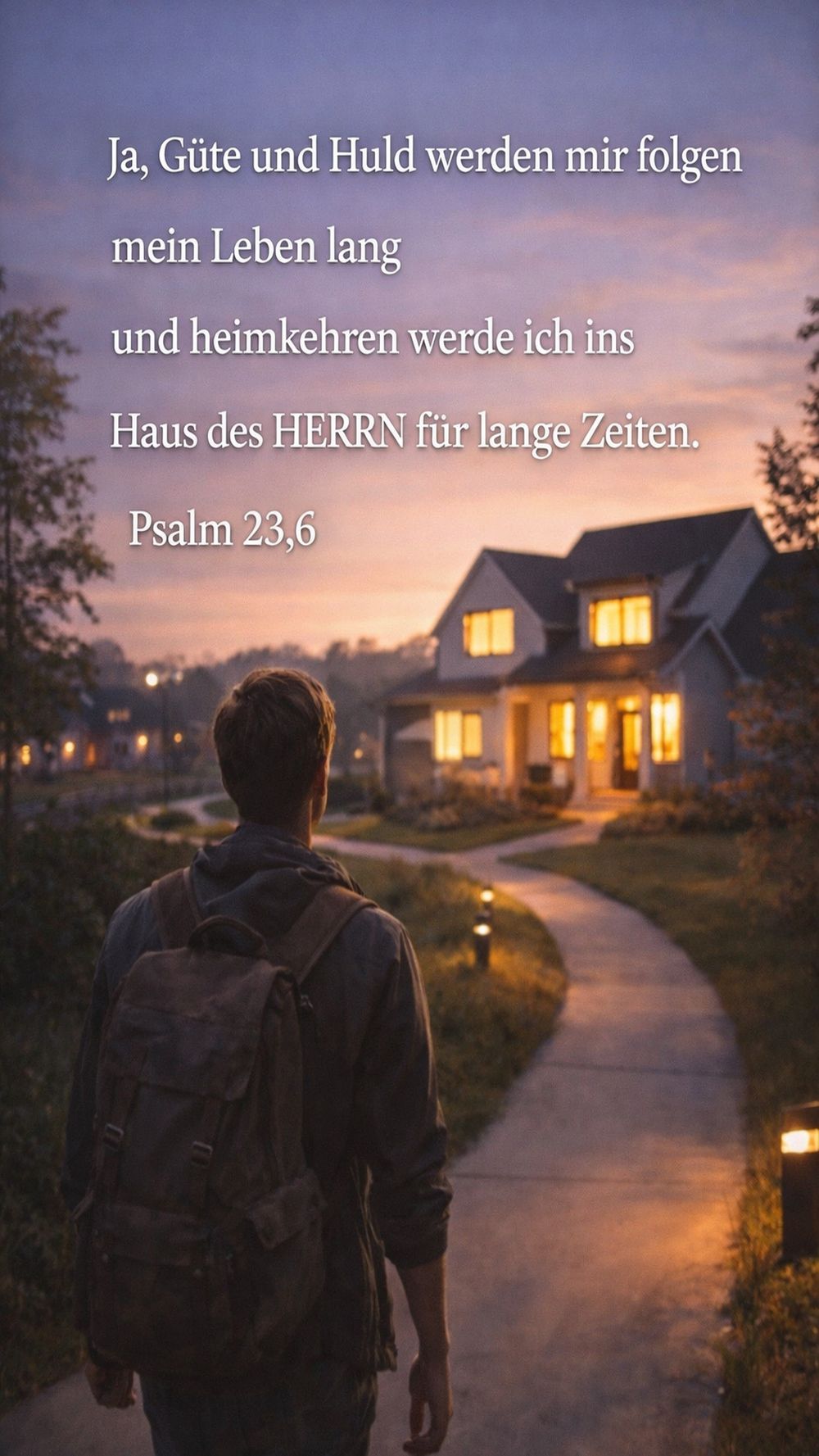 Psalm 23,6 — KI-generiertes Bild