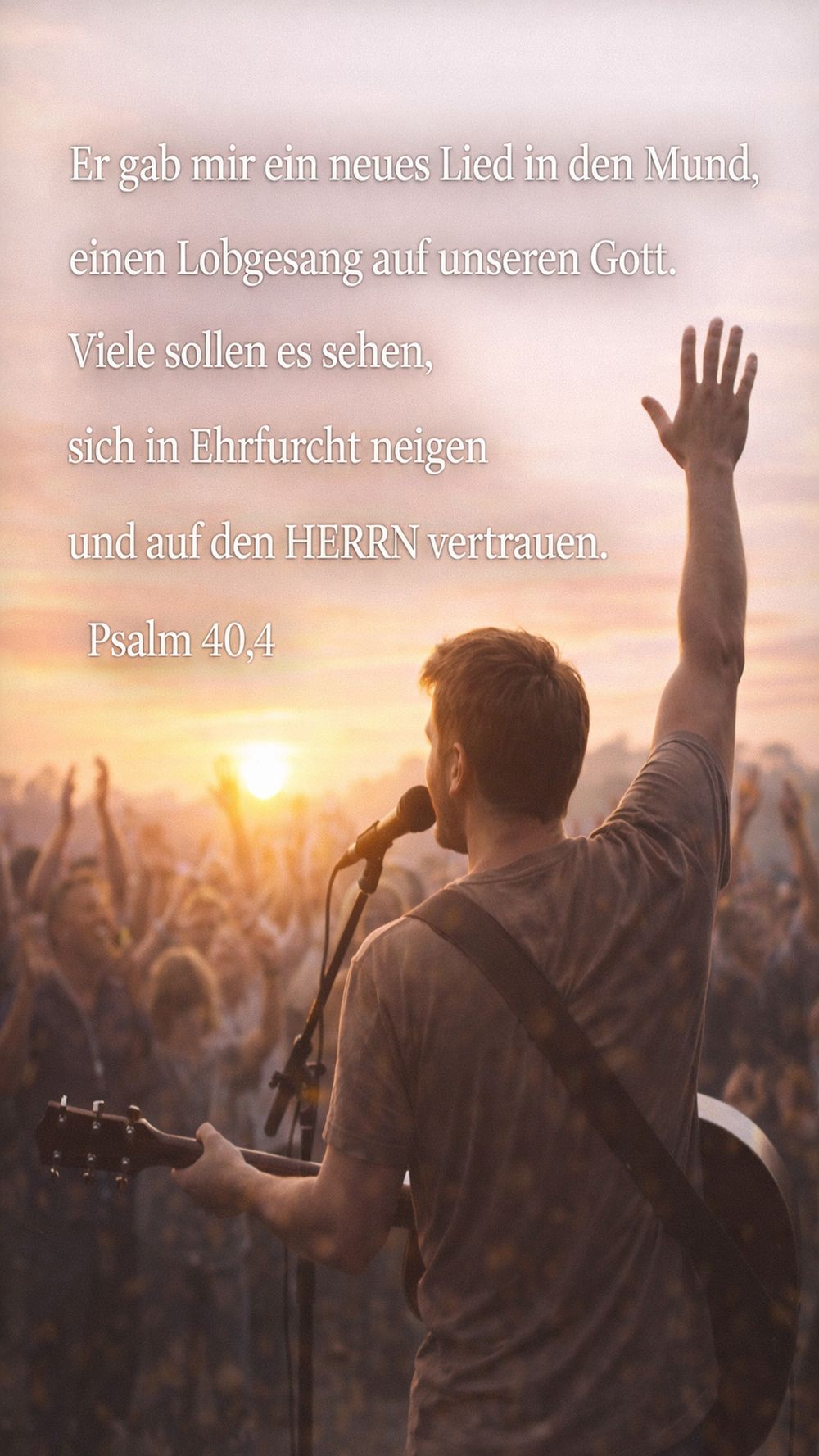 Psalm 40,4 — KI-generiertes Bild