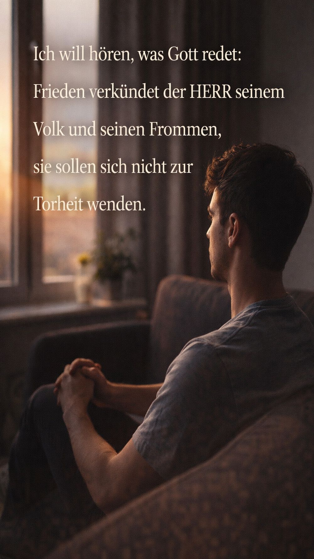 Psalm 85,9 — KI-generiertes Bild