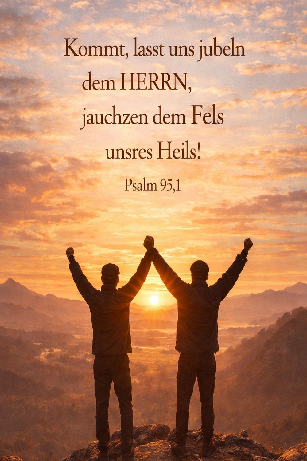 Psalm 95,1 — KI-generiertes Bild