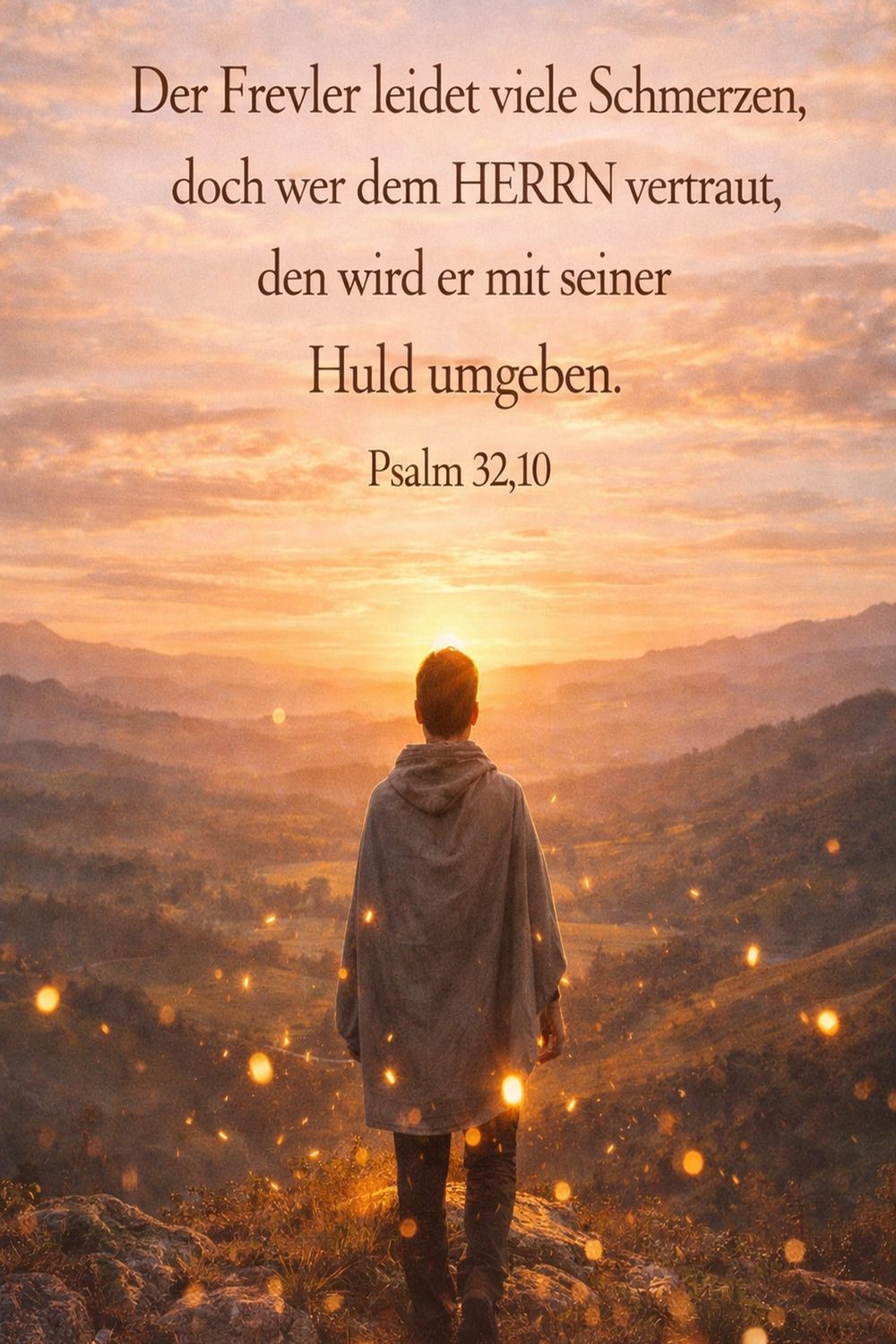 Psalm 32,10 — KI-generiertes Bild