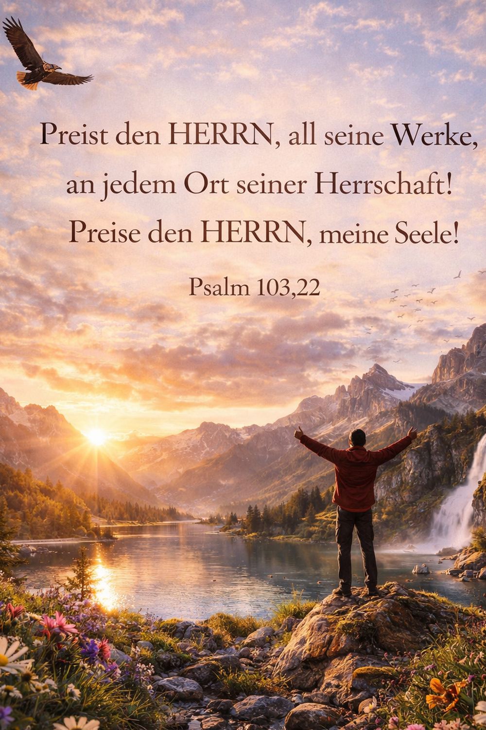 Psalm 103,22 — KI-generiertes Bild
