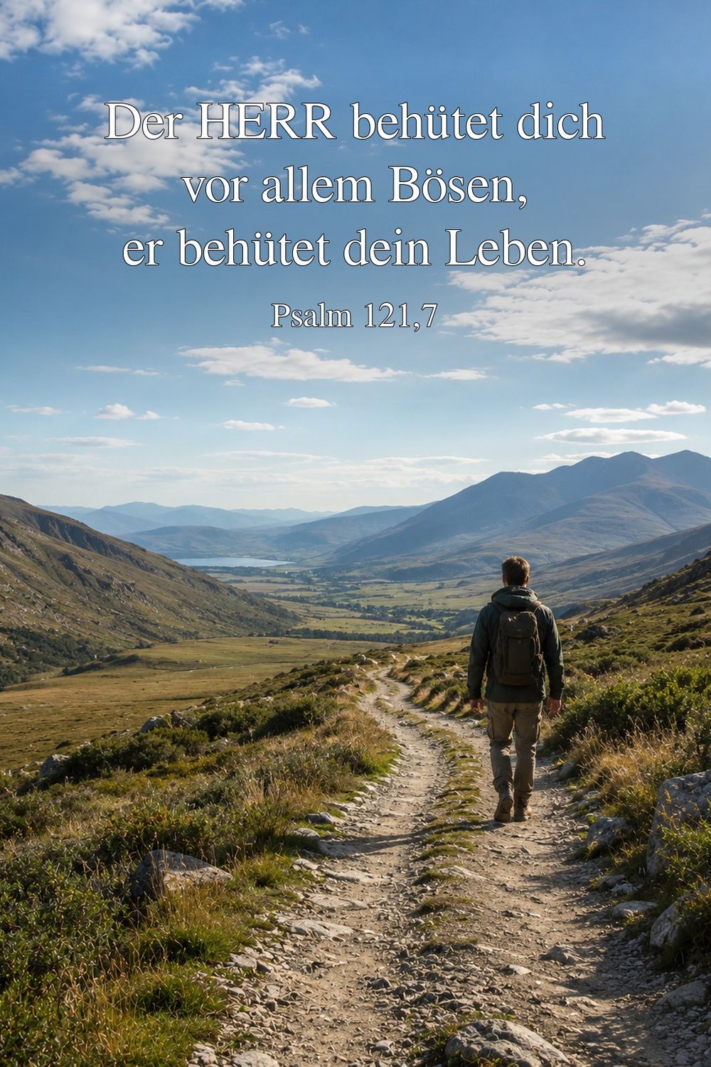 Psalm 121,7 — KI-generiertes Bild