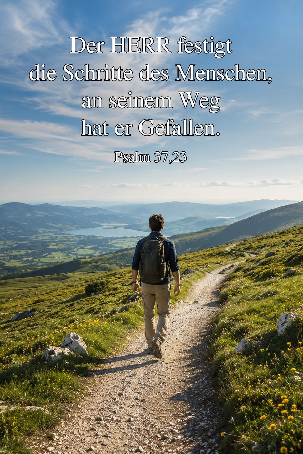 Psalm 37,23 — KI-generiertes Bild