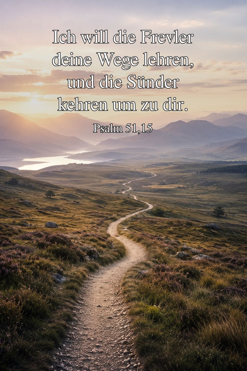 Psalm 51,15 — KI-generiertes Bild