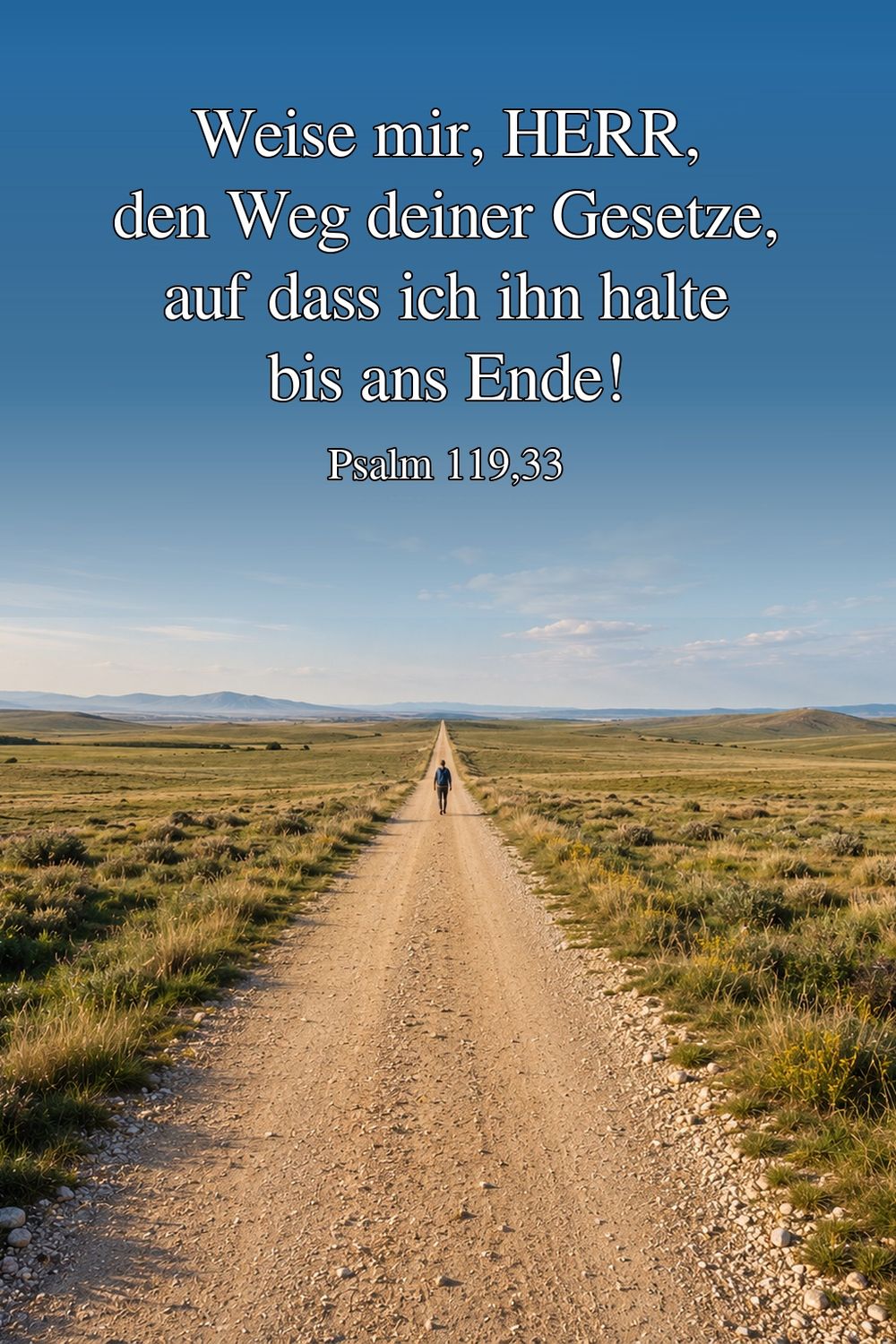 Psalm 119,33 — KI-generiertes Bild